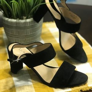 Franco Sarto black sandals size 8
